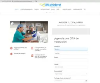 Multidentcolombia.com(Implantes) Screenshot