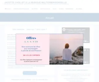 Multidimensionalmusic.com(Musique holistique) Screenshot