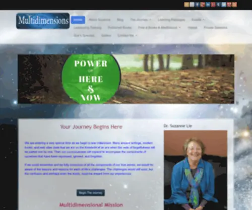 Multidimensions.com(MultiDimensions with Suzan Caroll) Screenshot