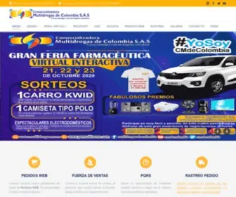 Multidrogas.com(COMERCIALIZADORA MULTIDROGAS DE COLOMBIA) Screenshot