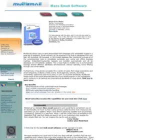 Multiemail.com(Bulk email software) Screenshot