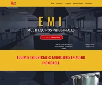 Multiequiposindustriales.com(Equipos Industriales en El Salvador) Screenshot