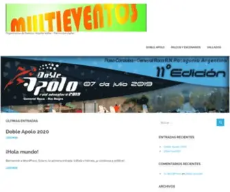 Multieventodelvalle.com.ar(Organizacion de Eventos) Screenshot