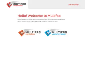 Multifab-INC.com(Multifab Corporation) Screenshot