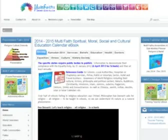 Multifaiths.com(Multi Faith Spiritual) Screenshot