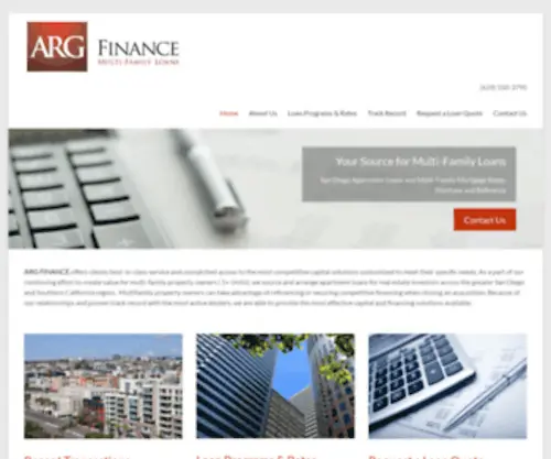Multifamilyloanrefinance.com(Your Source for Multifamily Loans) Screenshot