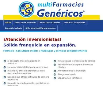 Multifarmaciasgenericos.com(Genéricos) Screenshot