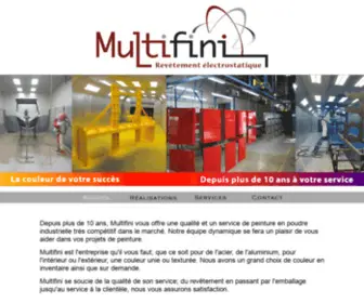 Multifini.com(Peinture en poudre) Screenshot