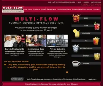 Multiflow.net(Multi-Flow Fountain-Dispensed Beverage Solutions) Screenshot