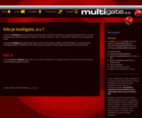 Multigate.cz(Multigate, a.s) Screenshot