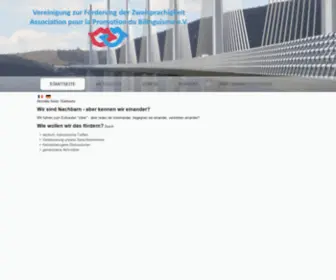 Multiglotte.net(Vereinigung zur Förderung der Zweisprachigkeit im deutsch) Screenshot