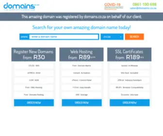 Multigreen.co.za(Domain registered on behalf of our client by) Screenshot