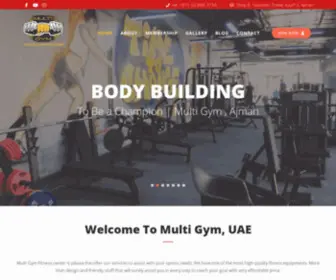 Multigymuae.com(Build Your Body Strong) Screenshot