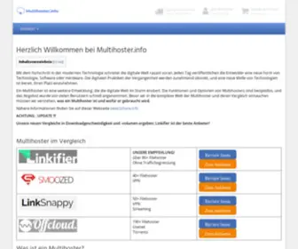 Multihoster.info(Multihoster Account) Screenshot