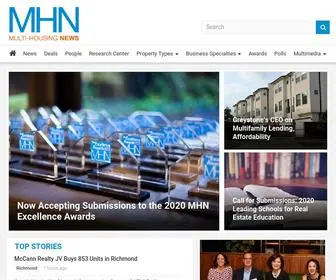 Multihousingnews.com(Multi-Housing News) Screenshot