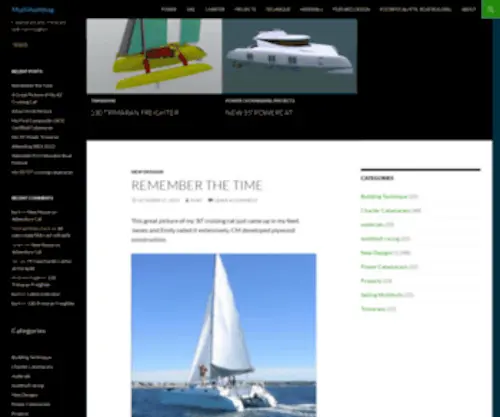 Multihullblog.com(Multihull Design Blog) Screenshot