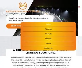 Multilighting.in(Multi Lighting Controls Pvt Ltd) Screenshot