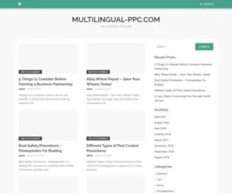 Multilingual-PPC.com(Multilingual PPC) Screenshot