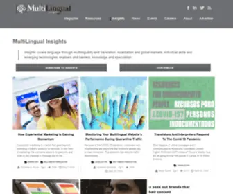 Multilingualblog.com(News and views on languages and technology) Screenshot