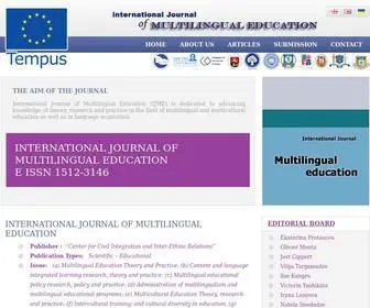 Multilingualeducation.org Screenshot