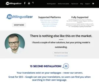 Multilingualizer.com(The best multilingual solution) Screenshot