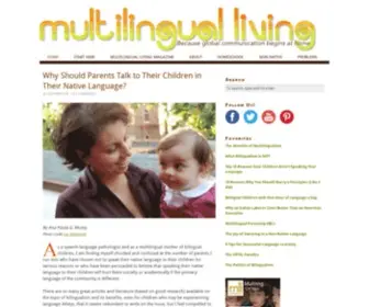 Multilingualliving.com(Multilingual Living) Screenshot