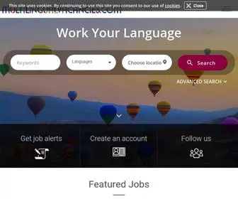 Multilingualvacancies.com(Language jobs) Screenshot