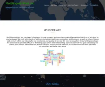 Multilingualword.com(Multilingual Word) Screenshot