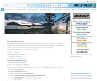 Multiman.de(Multisan toilettenzusätze) Screenshot