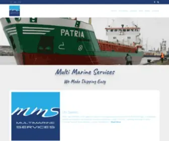 Multimarineservices.com(Multi Marine Services) Screenshot