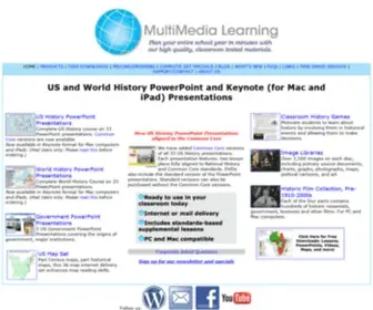 Multimedialearning.org(Social Studies Lesson Plans) Screenshot