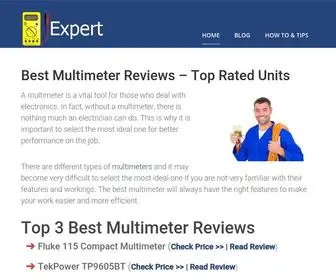 Multimeterexpert.com(Best Multimeters and Volt Meters) Screenshot