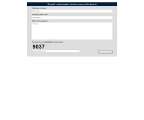 Multimikser.pl(Strona domeny) Screenshot