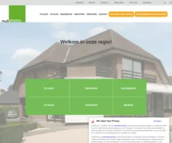 Multimmo.be(Verkoop, verhuur en beheer van vastgoed) Screenshot