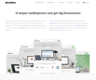 Multinet.se(Webbaserade tjänster) Screenshot