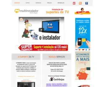 Multinstalador.com.br(Instalação de Suporte de TV em Porto Alegre) Screenshot