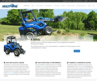 Multione.us(Multifunctional Mini Articulated Loaders Production) Screenshot