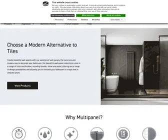 Multipanel.co.uk(Shower panels) Screenshot