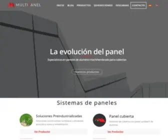 Multipanel.es(Sistemas de Paneles Sandwich para Constructores) Screenshot