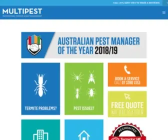 Multipest.com.au(Pest Control) Screenshot