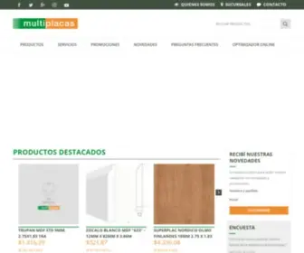 Multiplacas.com.ar(Placas de madera) Screenshot