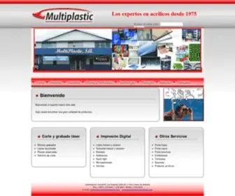 Multiplasticacrilicos.com(MultiPlastic Panama) Screenshot