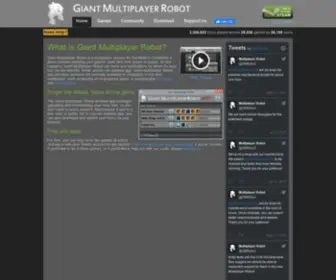 Multiplayerrobot.com(Giant Multiplayer Robot) Screenshot