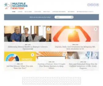 Multiplesclerosisnewstoday.com(Multiple Sclerosis News Today Home) Screenshot