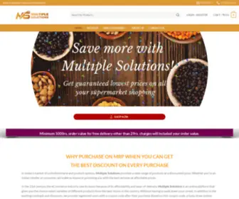 Multiplesolutions.xyz(Lowest Prices Guaranteed) Screenshot