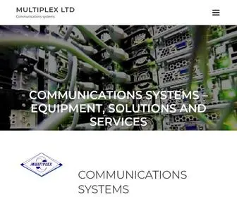 Multiplexbg.eu(Комуникационни системи) Screenshot