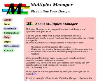 Multiplexmanager.com(Multiplex Manager) Screenshot