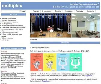 Multiplexmusic.ru(Музыкальный Мир) Screenshot