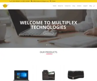 Multiplextechnologies.com(Computer hardware and software) Screenshot