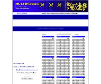 Multiplicar.net(Tablas de multiplicar) Screenshot